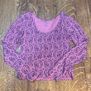 AEO Pink Crop Top